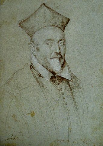 Portrait of Cardinal del Monte by Ottavio Leoni