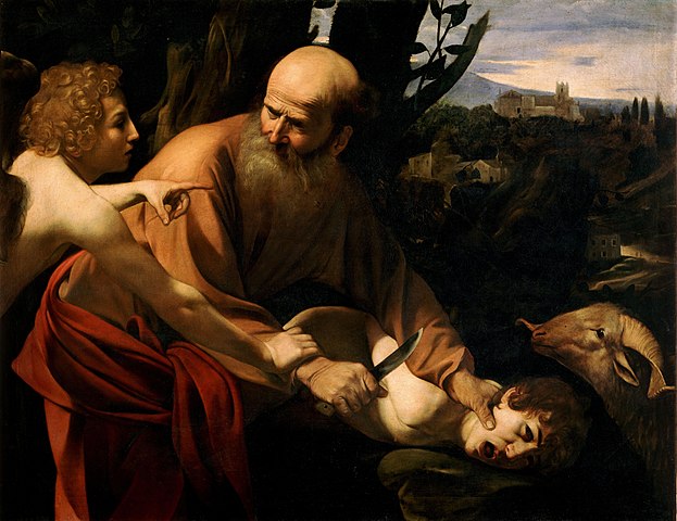 The Sacrifice of Isaac by Caravaggio.