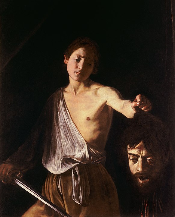 David and Goliath by Caravaggio.