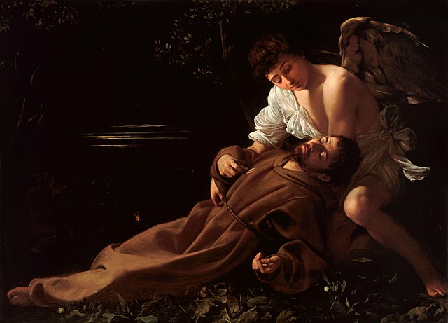 St Francis of Assisi in Ecstasy by Caravaggio.