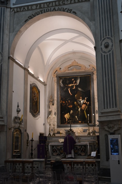 The Seven Acts of Mercy by Caravaggio in Situ.